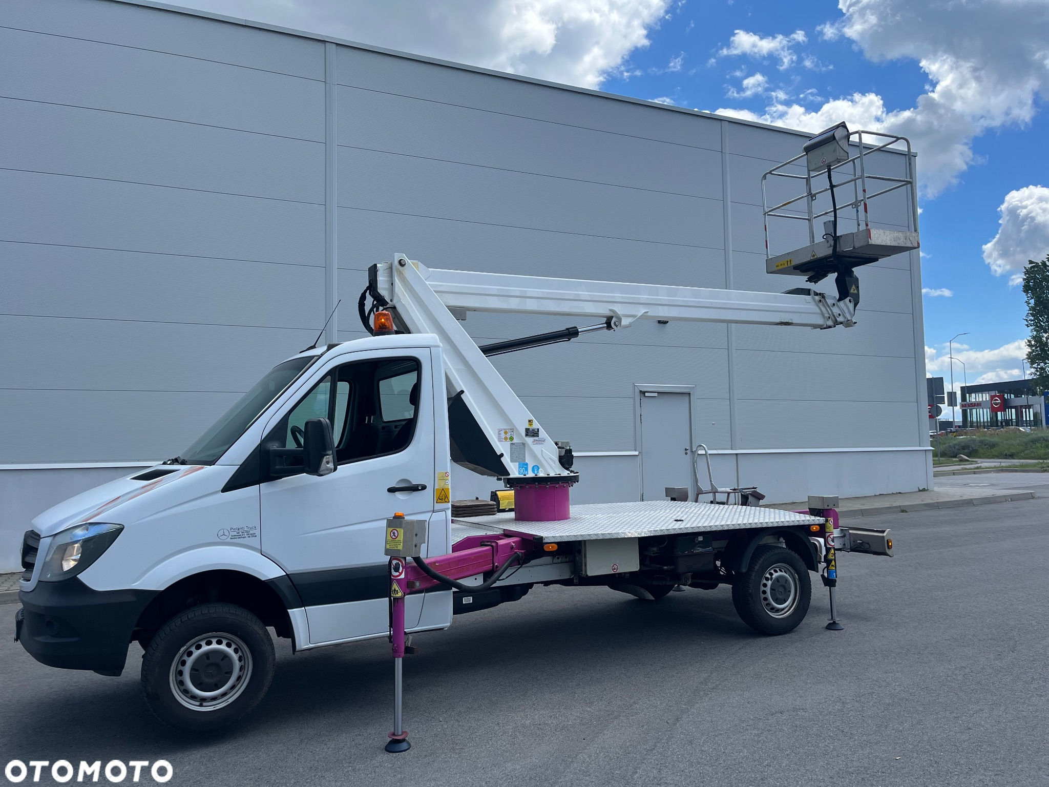Mercedes-Benz Podnośnik Koszowy Zwyżka GSR 180T 18 metrów 13 metrów w Bok!Super Stan! UDT! jak Wumag Ruthmann Multitel! Kosz 300KG - 9