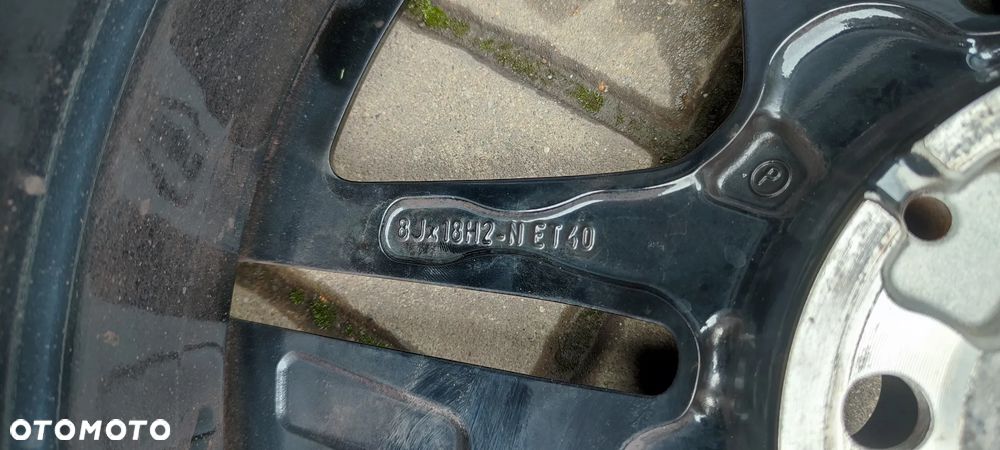 FELGI ALUMINIOWE 5x112 AMG 8jx18 CALI ET40 fi 66.6 MERCEDES C E CLA CLS VKLASA VITO GLA KOMPLET 4 SZTUKI - 17