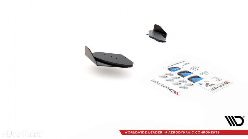 Prelungiri Laterale Bara Spate compatibile cu VW Golf 6 GTI Maxton Design - 6