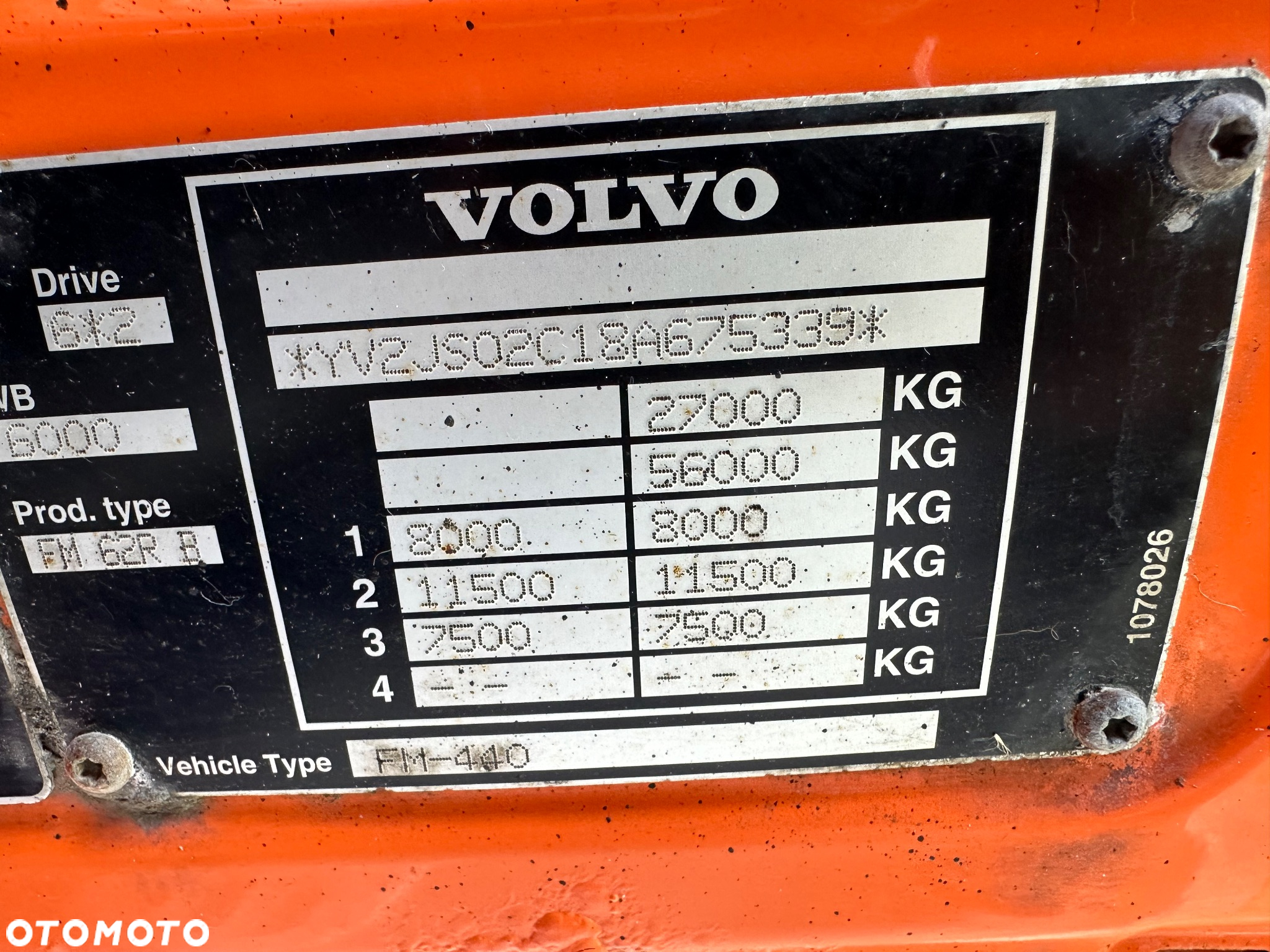 Volvo FM 440. 8X2  MANUAL - 19