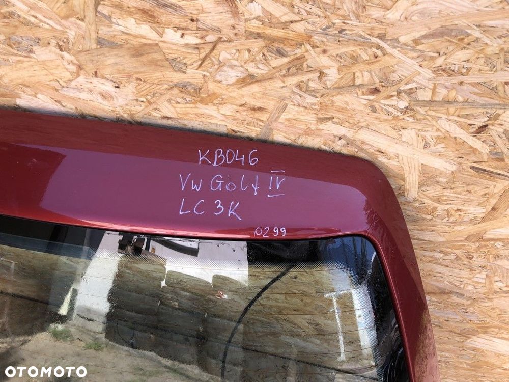 VW VOLKSWAGEN IV 4 HB LC3K  KLAPA BAGAŻNIKA TYŁ - 10