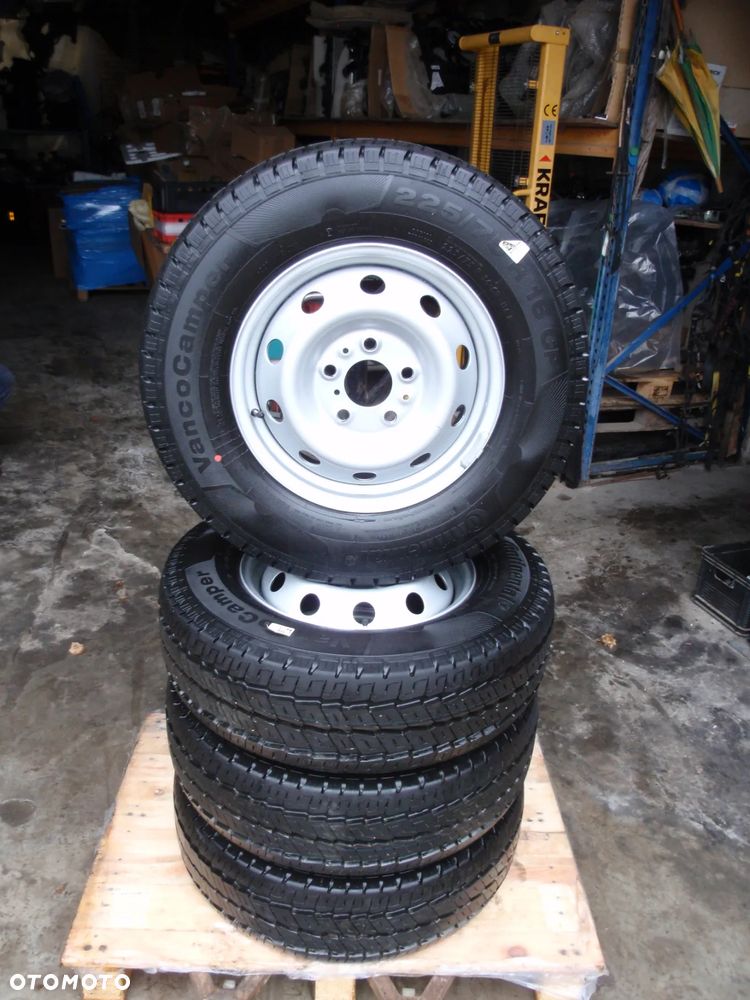 DUCATO JUMPER KOMPLET KOL OPONA 225 75 r16 KAMPER camper felgi opony felga - 1