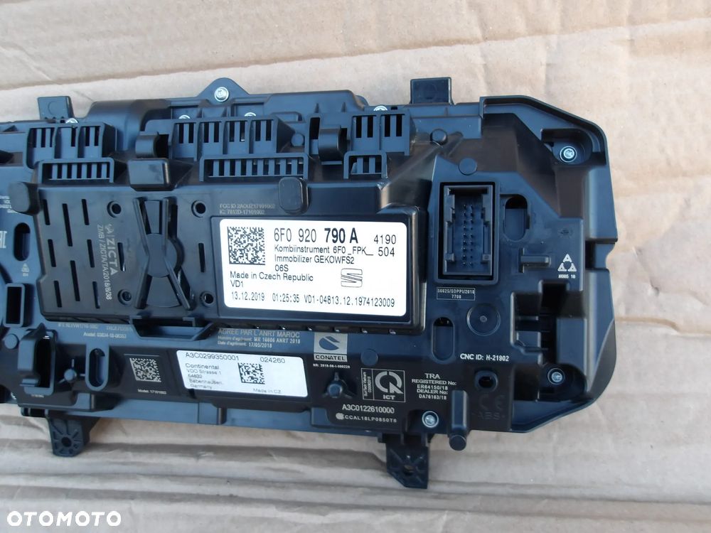 ZEGARY LICZNIK SEAT IBIZA ARONA 6F0920790A - 6