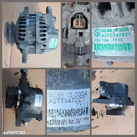 Anexe Ford Ranger Mazda BT-50 2,5 tdci 2007-2009 cod motor WLAA turbina galeri evacuare racitor de gaze alternator pompa vacuum servo galerie admisie clapeta acceleratie joja ulei corp terfmostat electromotor injectoare - 3