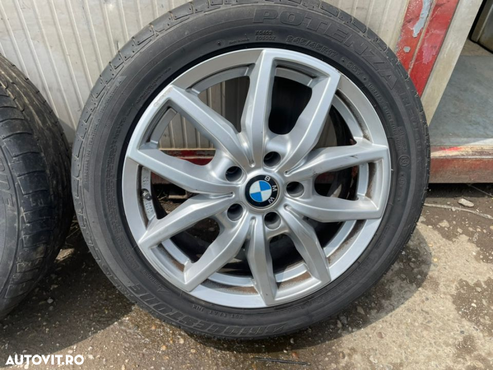 Set jante aliaj BMW seria 3 F30,F31 marca DEZENT cu cauciucuri runflat vara 245/45R17 si senzori presiune - 3