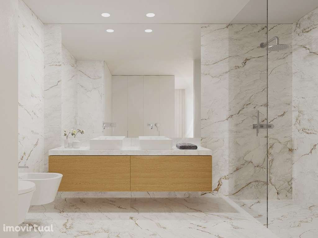 T2 Novo e Luxuoso com Terraço em 1ª Linha de Mar em Vila do Conde - Grande imagem: 4/25