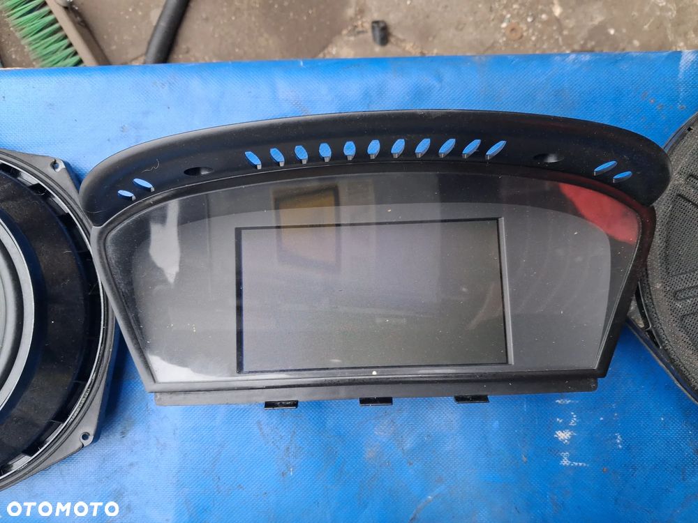 BMW E60 E61 E90 E87 Zestaw Radio LCI M-ASK Harman Becker 65.12 6940032 Navi Nawigacja Zmieniarka CD Alpine 65126938975 Ekran wyświetlacz LID MID 6582 6945661 Głośnik głośniki 6923174 Subwoofer 6929100 KOMPLETNY ZESTAW - 9