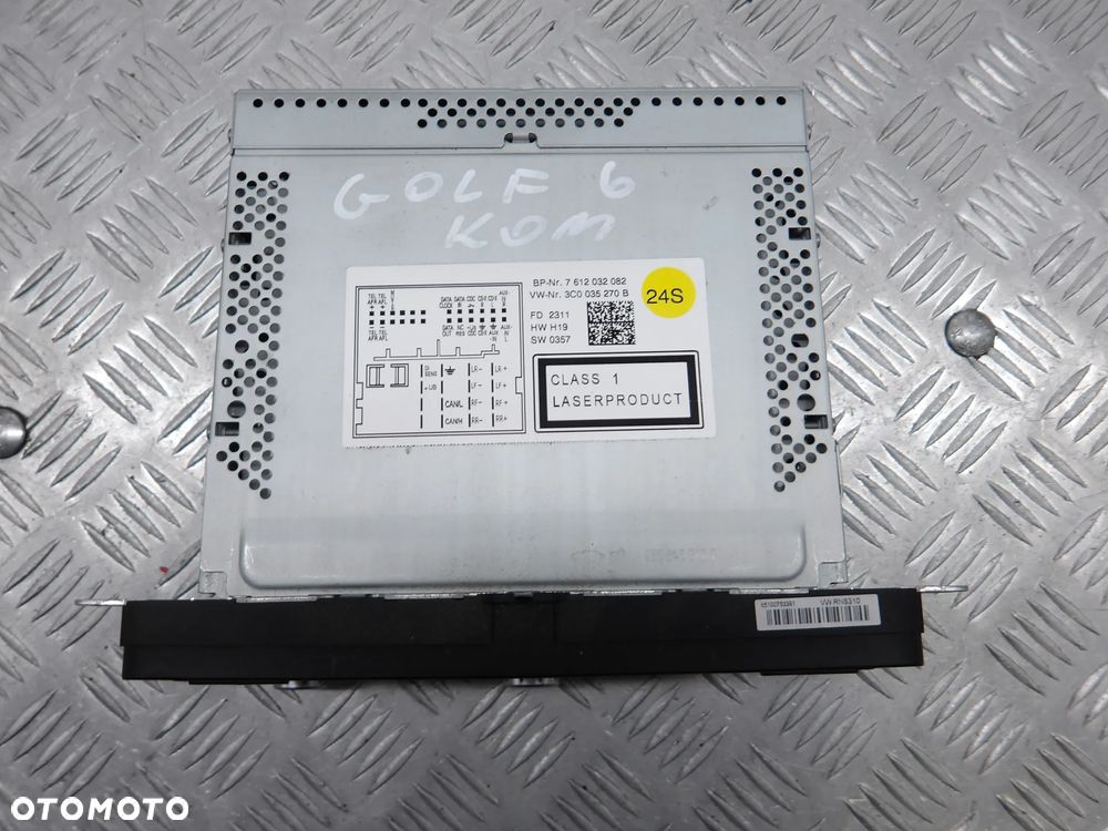 VW GOLF VI KOMBI 08-16 1.6 TDI RADIO 3C0035270B - 3
