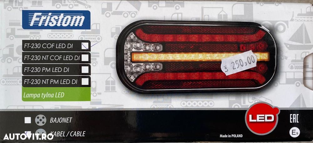 Lampa Led FRISTOM pentru remorca - 2