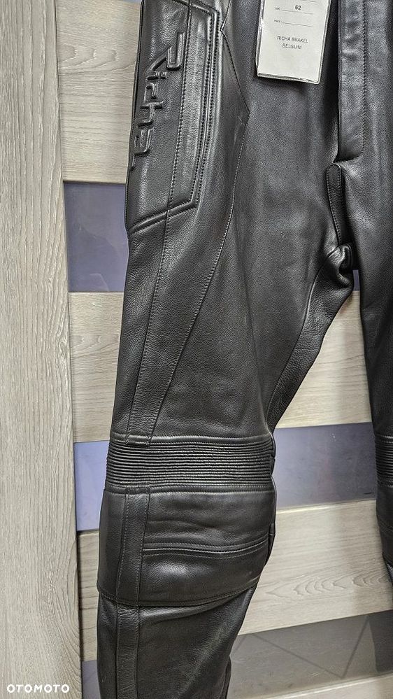 Męskie spodnie motocyklowe skórzane Richa Kombihose rozmiar 62 (4XL) - 2