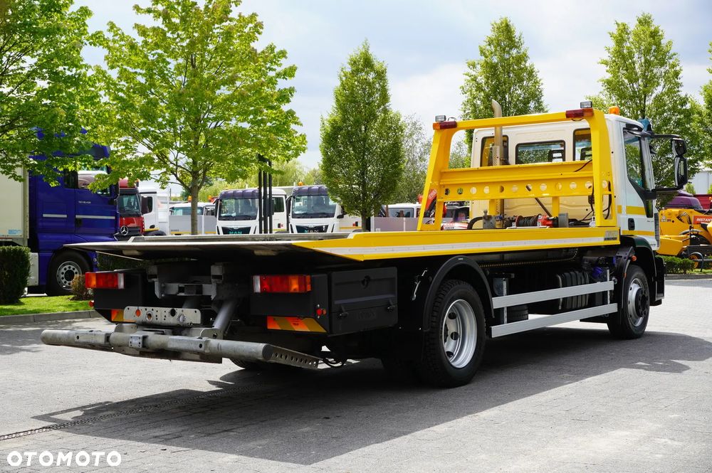 Iveco Eurocargo 160-210 / 75,000 km! / Opuszczana laweta OMARS / Widelec - 7