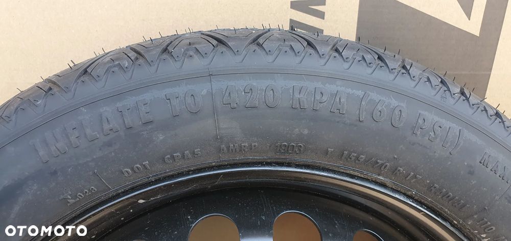 Koło zapasowe dojazdówka zapas A2194000002 5x112 T155/70 ET34 R17 Mercedes E Klasa W211 - 9