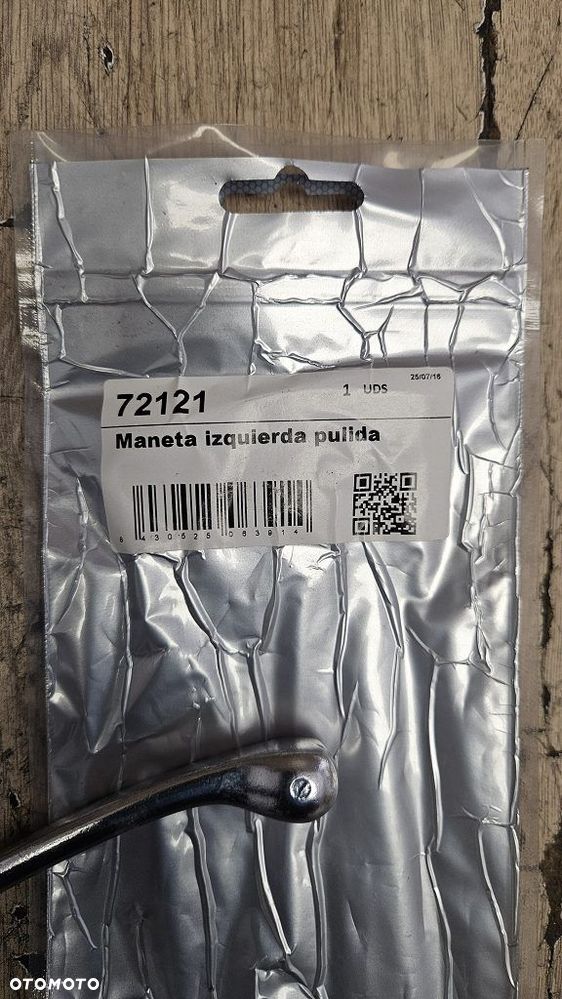 Dźwignia sprzęgła klamka srebrna Vicma 72121 Beta RR, Rieju MRX, Yamaha DT - 2