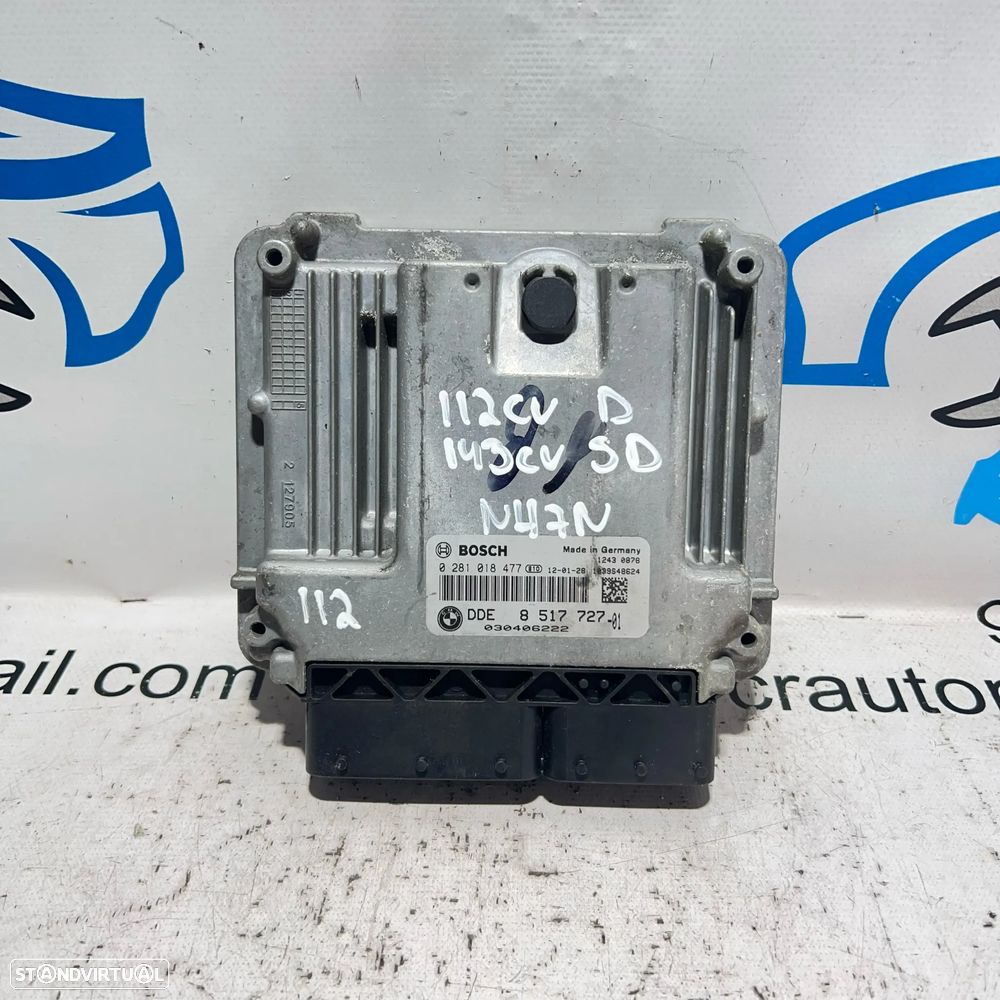 .Centralina Original Motor Bosch Mini BMW N47N N47C16 1.6D N47C20 2.0D Cooper One D SD 8 517 727 / 0 281 018 477 - 2