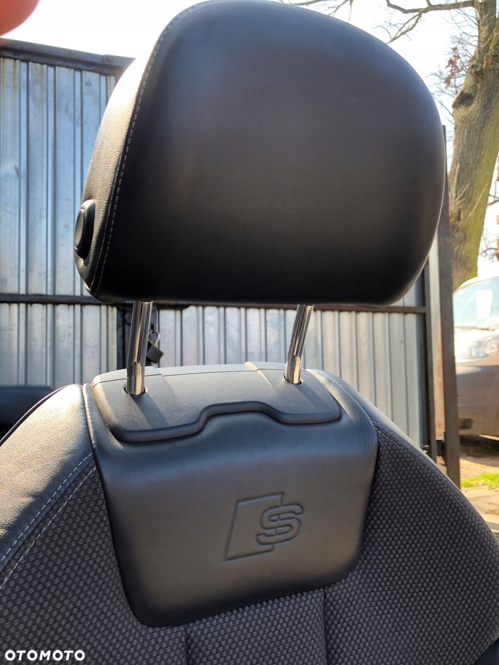 A4 B9 15-19 SEDAN S-LINE FOTELE SKÓRA MATERIAŁ BOCZKI PODŁOKIETNIK KPL - 7
