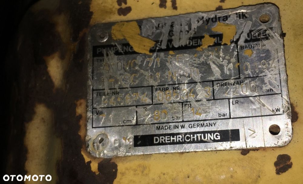 A10V071DFR1/31 Rexroth – pompa tłoczkowa - 4