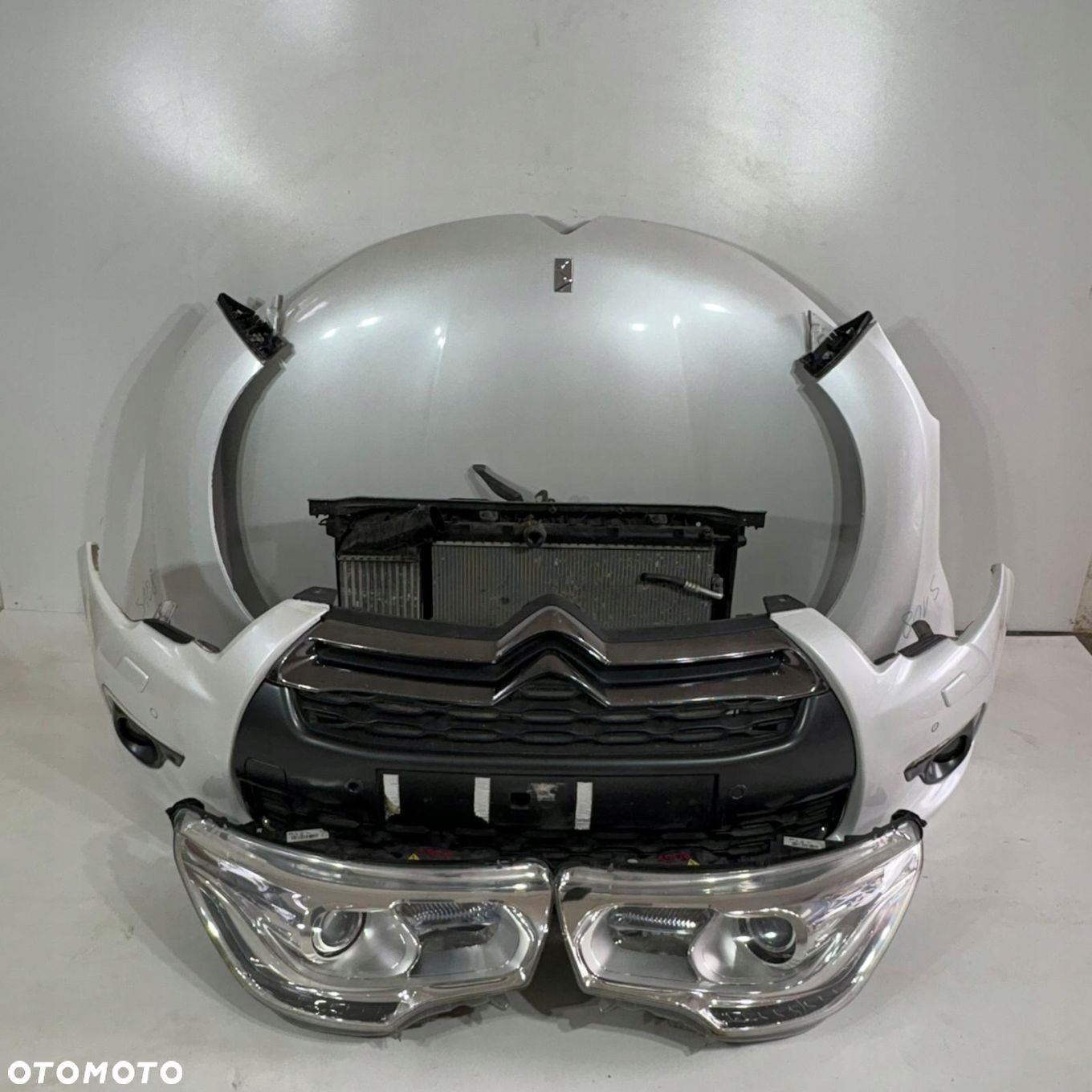 KOMPLETNY PRZÓD CITROEN DS4, MASKA,ZDERZAK,BŁOTNIKI ,CHŁODNICE, XENONY KWE - 1