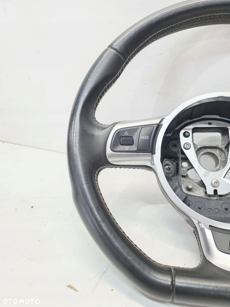 KIEROWNICA SKÓRA MULTI BIAŁA NIĆ ŚCIĘTA AUDI TT TTS 8J 8J0419091K BDB 23/25 - 9