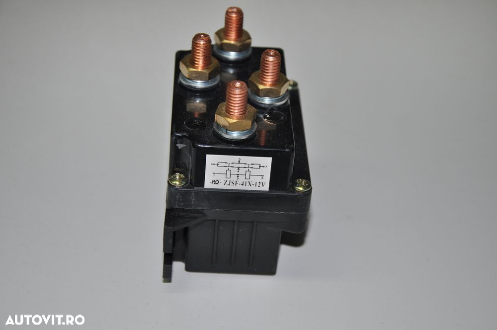 solenoid, releu, bobina dublu sens troliu 500A la 24V - 4