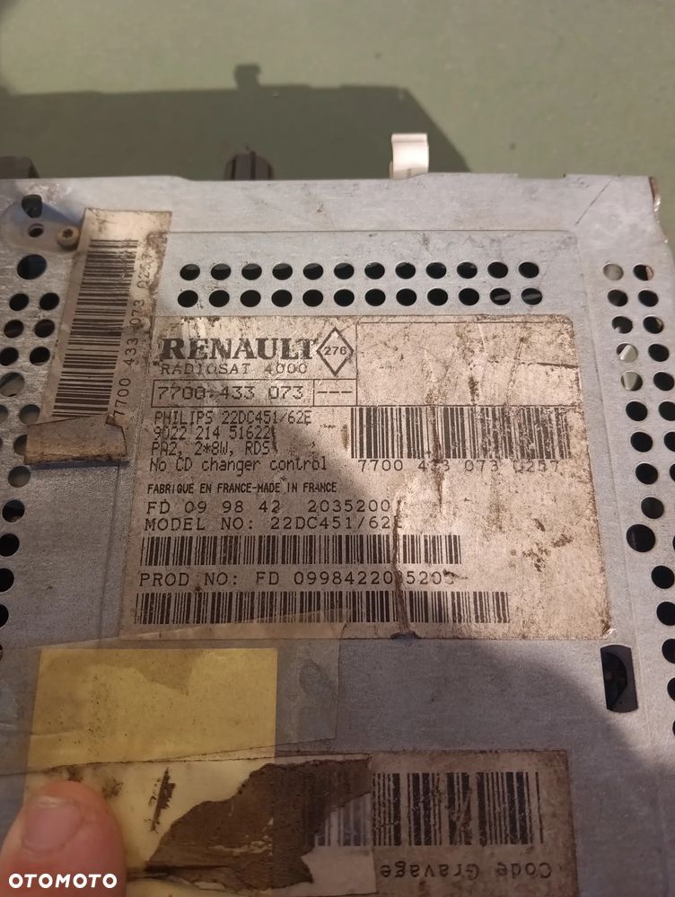 Radio Philips Renault Laguna 6010 - 2