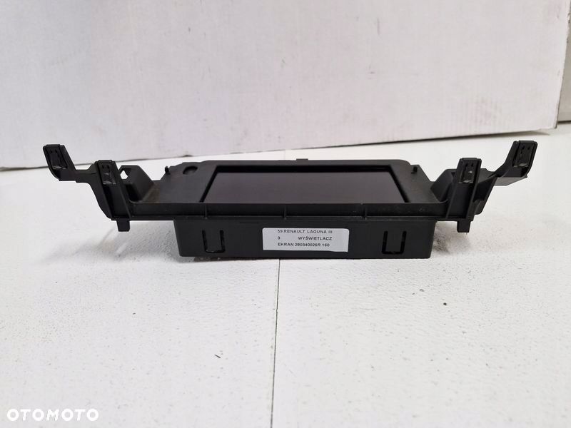 RENAULT LAGUNA 3 III WYŚWIETLACZ EKRAN MONITOR 280340026R - 5