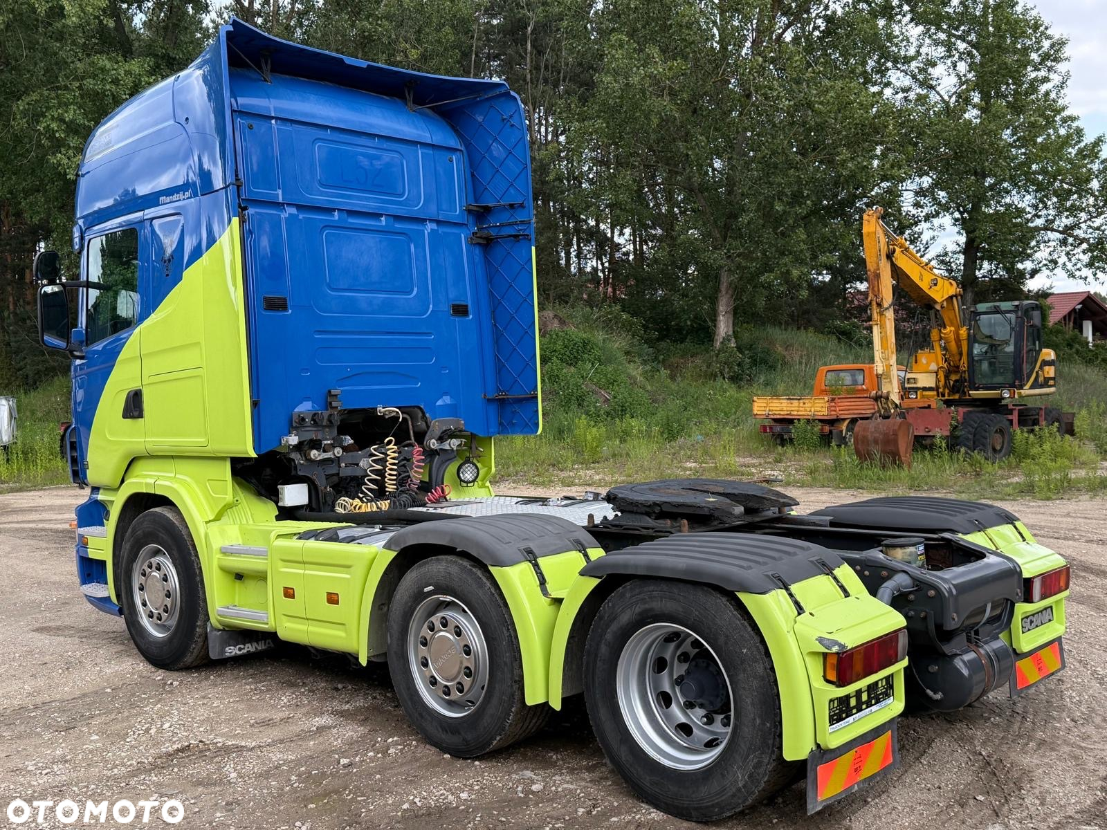 Scania R400 6x2 TOPLINE AUTOMAT RETARDER OŚ PODNOSZONA I SKRĘTNA FULLSPOJLERY KLIMA WEBASTO 2xALUTANK LODÓWKA EURO 5 2010 WAGA:8720kg DMC:50000kg - 7