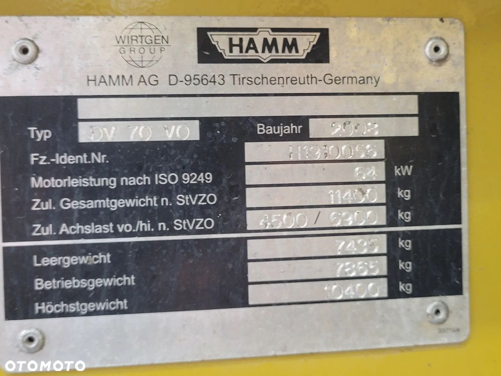 Hamm DV 70 VO - 25
