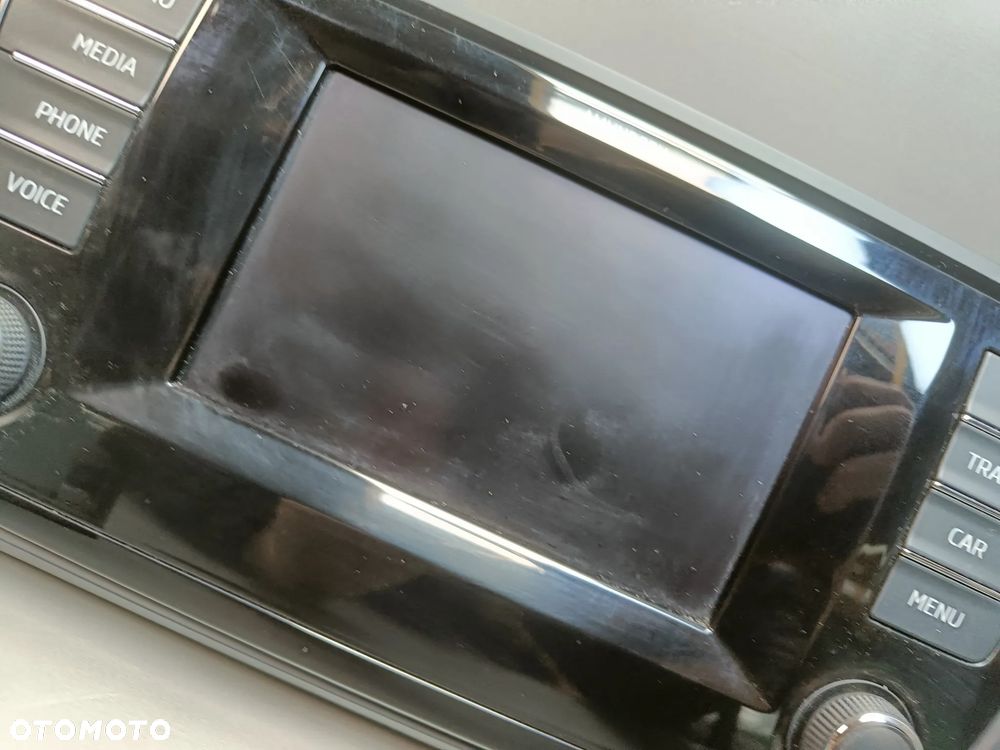 Radio Nawigacja Skoda Octavia 3 III Wyświetlacz Czytnik Multimedia Napęd 5E0919605D 5E0035874 - 4