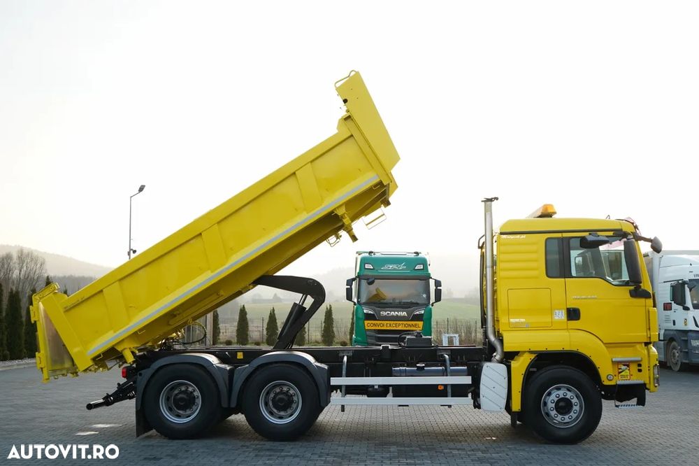 MAN TGS 26.440 / 6X4 / BASCĂLARE DUBLE / HIDRODOXIE / AUTOMATĂ / CABINĂ DE CUȘET - 4