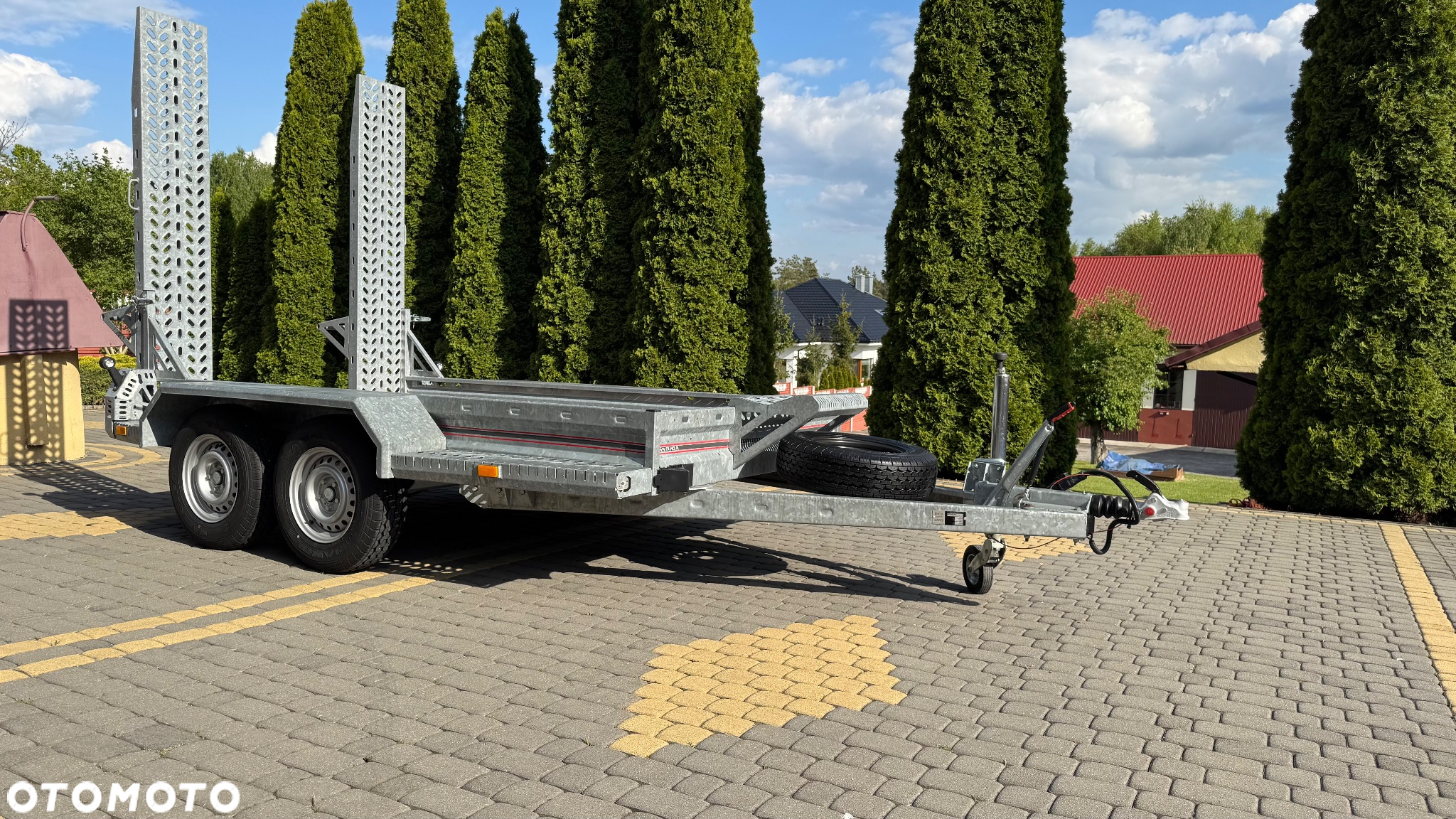 TA-NO T4A / NOWA / laweta / przyczepa pod minikoparkę / DMC 2700 KG / rok 2020 / dwuosiowa / - 3