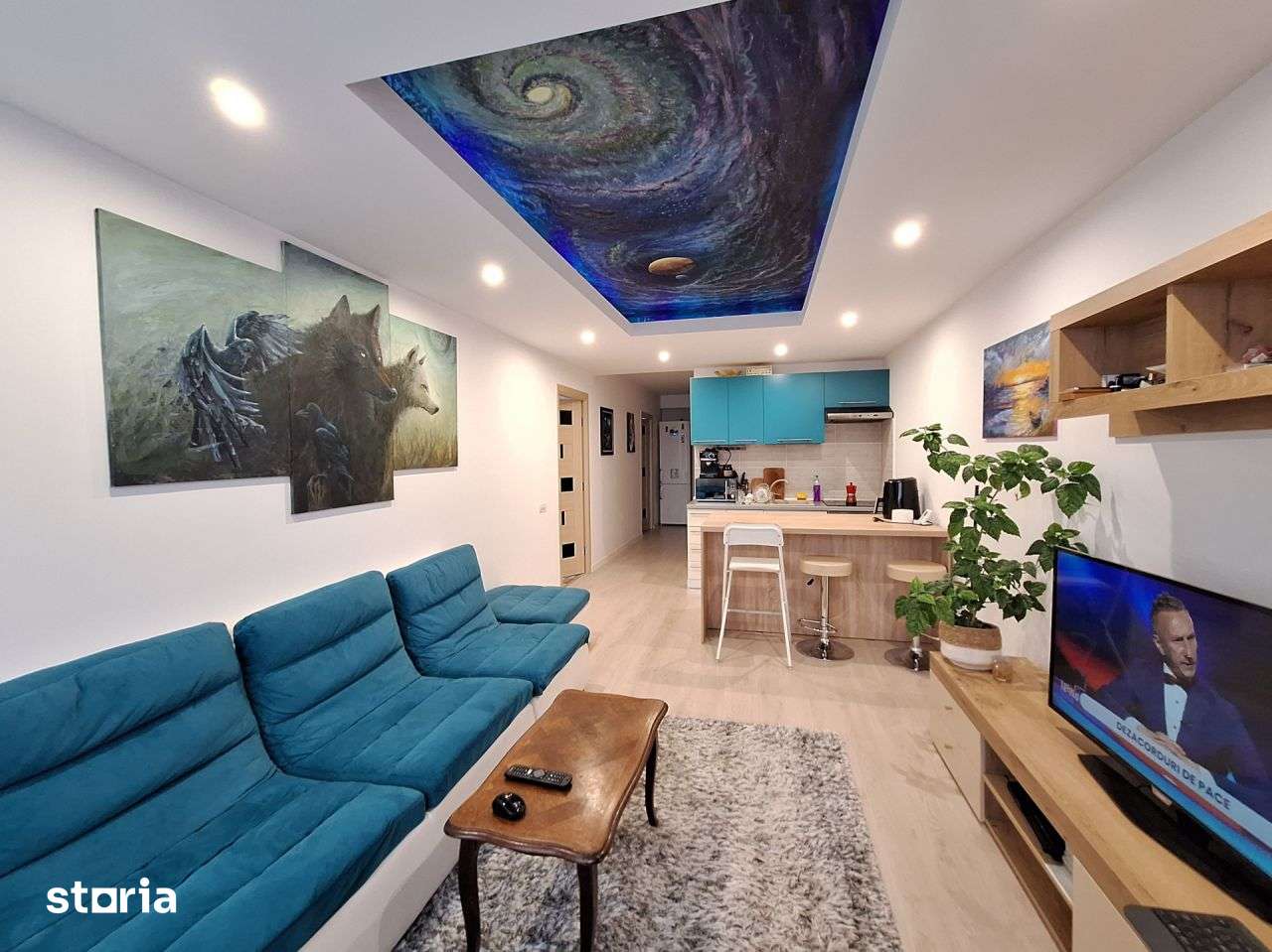 Apartament cu 3 camere, 59 mp, parcare, zona Teilor — fotografia 1