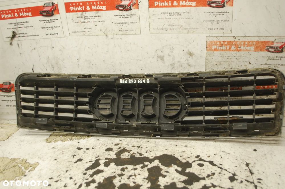 GRILL ATRAPA CHŁODNICA AUDI A4 B6 8E0853651B - 2