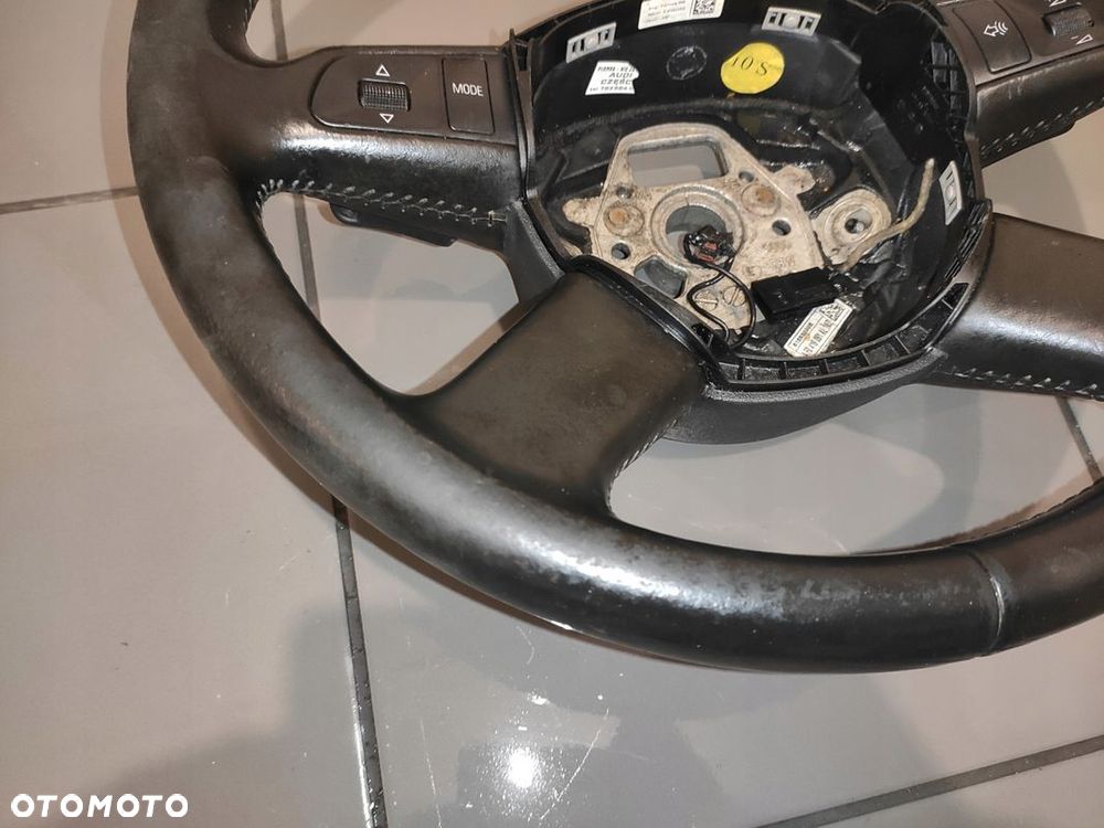 AUDI A6 C6 KIEROWNICA MULTIFUNKCJA MANETKI ŁOPATKI SKÓRA ORYGINAŁ - 2