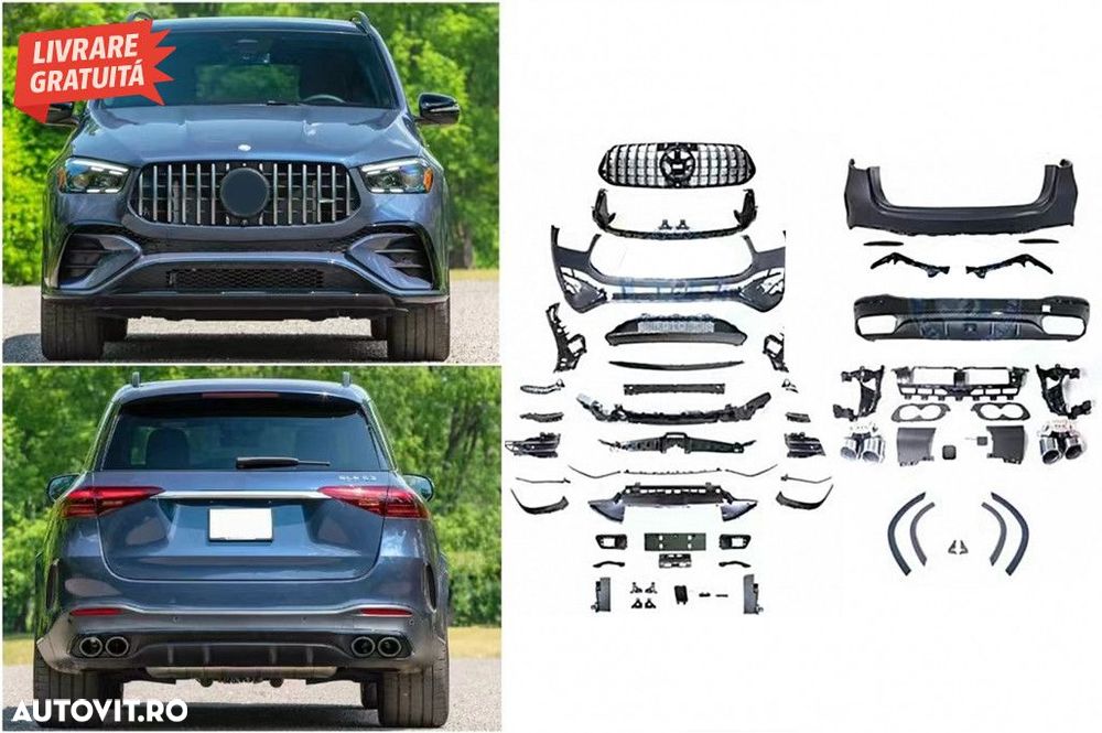 Pachet Exterior Complet Mercedes GLE W167 SUV (2019-Up) GLE 63S Design - 1
