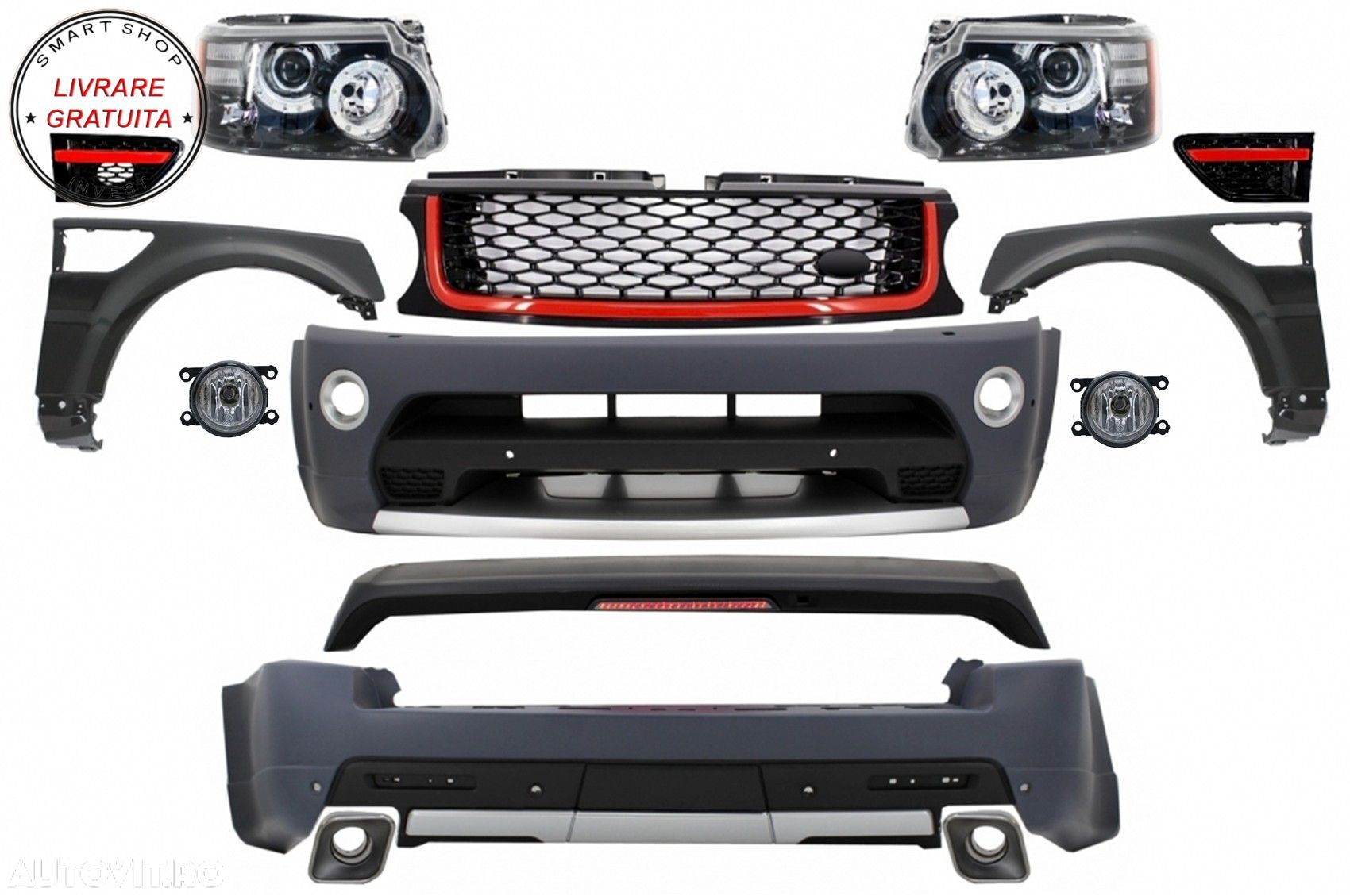 Pachet Exterior Land Range Rover Sport L320 Facelift (2009-2013) Autobiography Des- livrare gratuita - 1