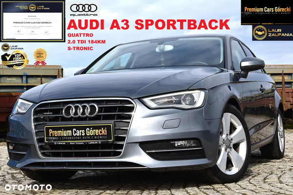 Audi A3 2.0 TDI Sportback quattro S tronic sport
