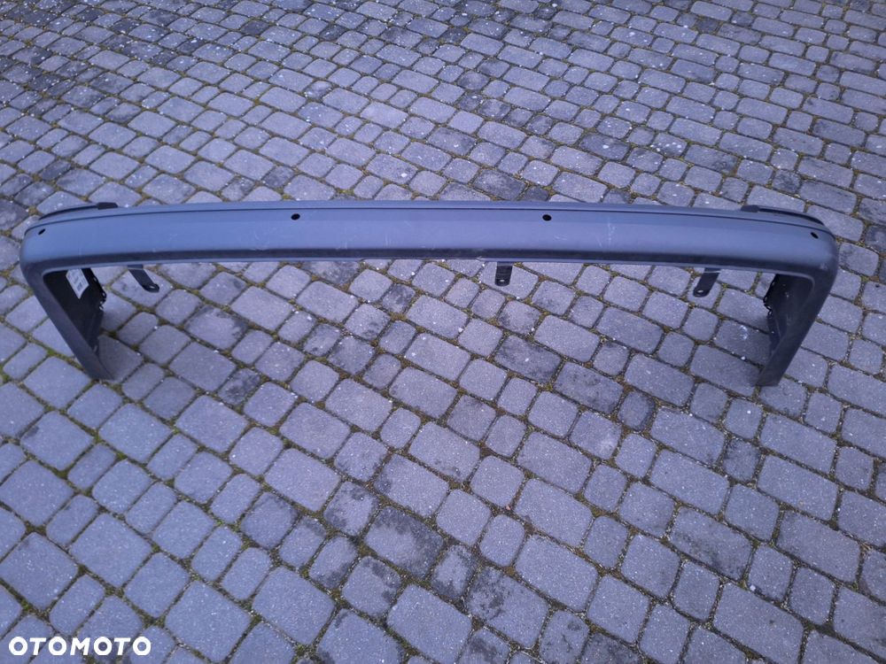 VW T6 TRANSPORTER 15-21r NIE KLEJONY! KOLOR STRUKTURY: SATINSCHWARZ ZDERZAK TYŁ TYLNY ORYG. 7E0807417 - 4