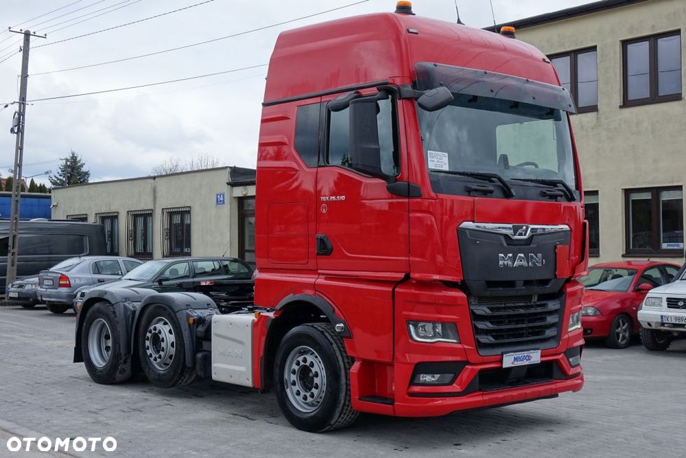 MAN TGX 26.510 6x2/4 BL SA / PUSHER / 90 000 KG / XXL / STANDARD / AUTOMAT / OŚ PODNOSZONA SKRĘTNA / RETARDER / LODÓWKA / KLIMA POSTOJOWA / NAVI - 4