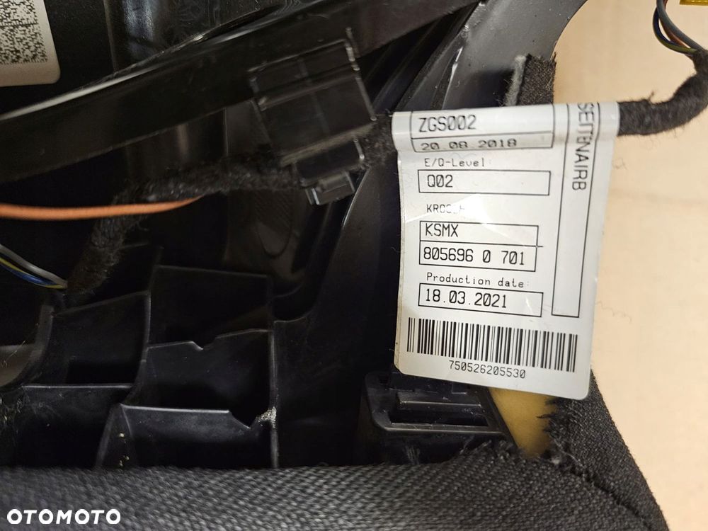 airbag poduszka boczek fotela lewy tył mercedes gle 167 coupe - 3