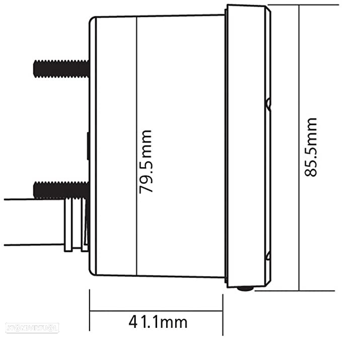 conta-rotações universal koso d75 homologado - 2