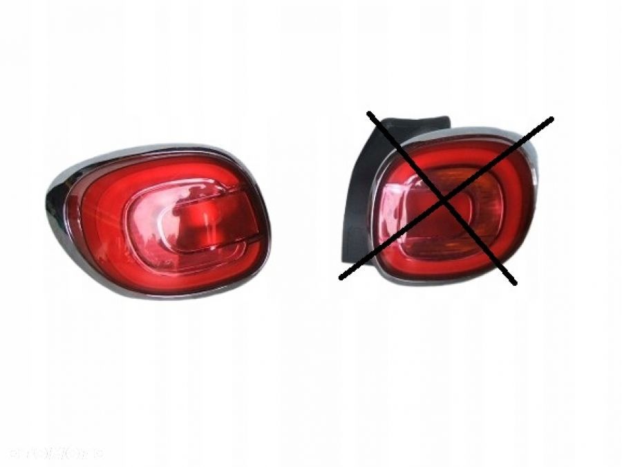 FIAT 500L LAMPA TYŁ TYLNA LEWA 51883572 - 1