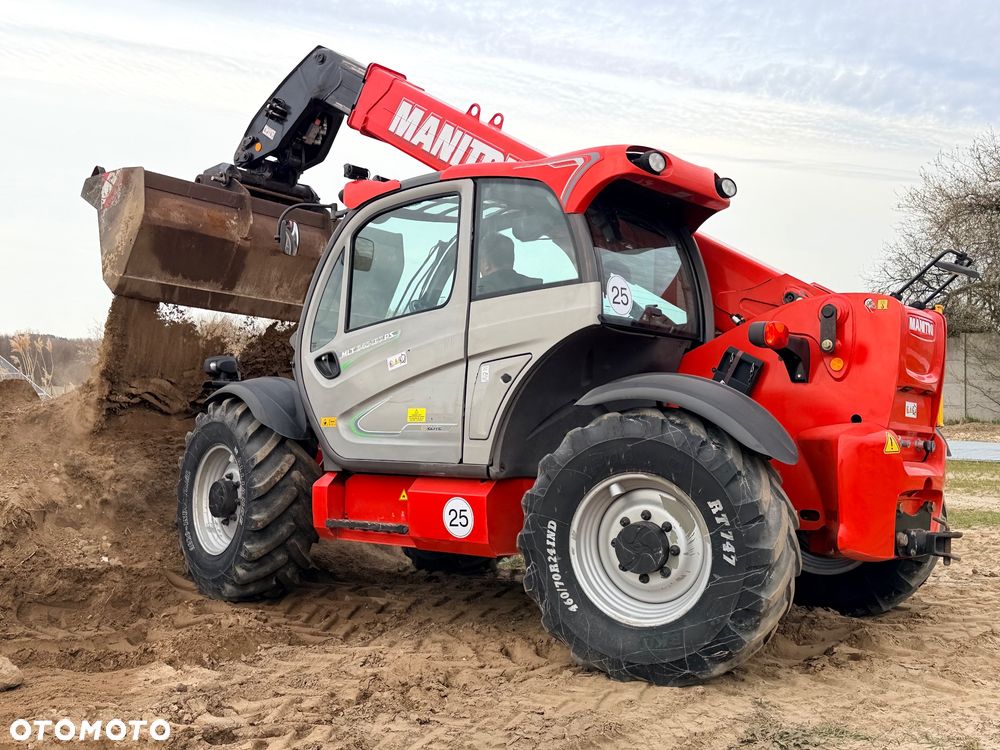 Manitou Ładowarka Teleskopowa  MLT 840-137PS Klimatyzacja Łyżka Widły Merlo JCB 42.7 TF 737 130 541-70 Bobcat TL 38.70 zaczep hydrauliczny - 27