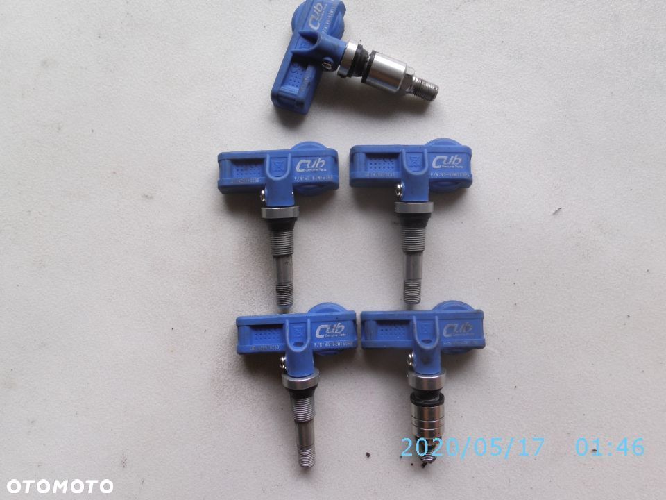 CZUJNIKI CIŚNIENIA OPON KOMPLET 5 SZTUK ZESTAW CZUJNIKÓW  TPMS CUB - 2