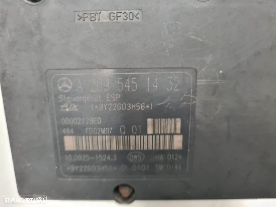 MODULO ABS ORIGINAL | REF. A2095451432 | MERCEDES BENZ CLASS C COUPÉ W203 220 CDI; - 4