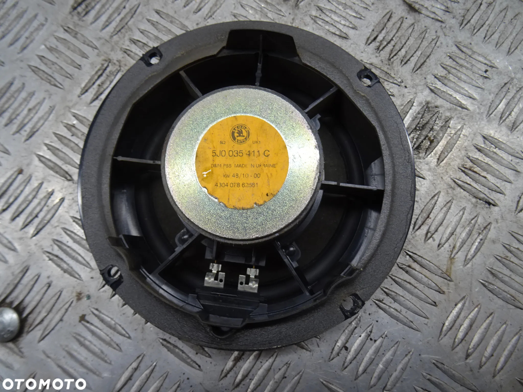 SKODA FABIA II 10-14 1.2 TDI GŁOŚNIK PRAWY PRZÓD TYŁ LEWY PRAWY 5J0035411C - 3