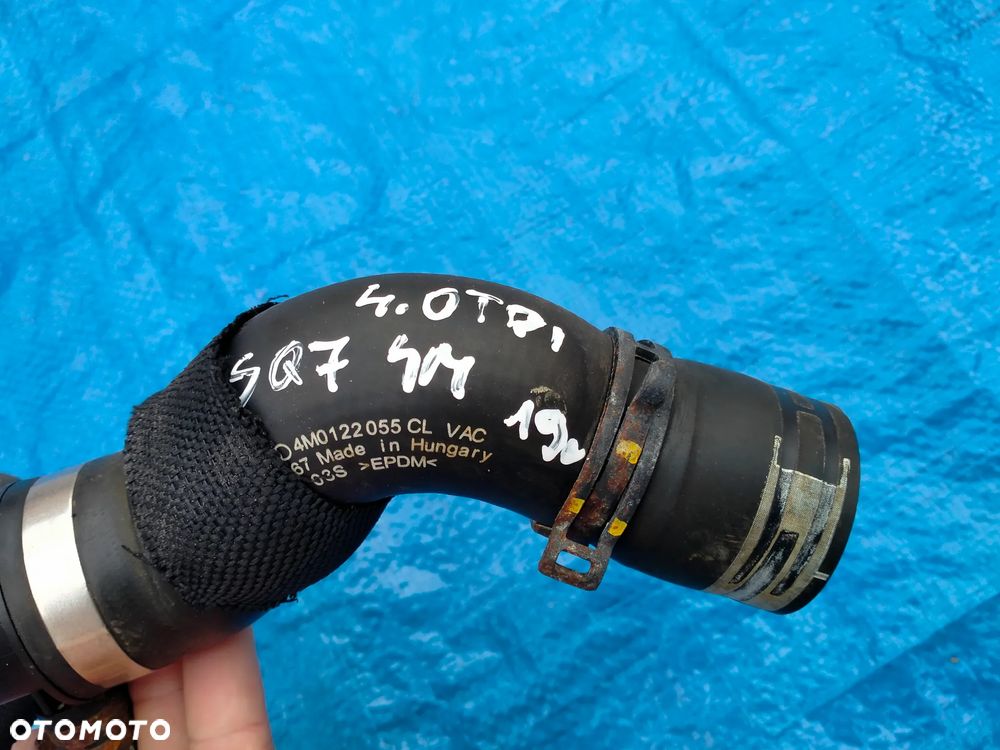 Audi SQ7 Q7 4M 4.0 TDI / Rura Wąż Przewód Wody Chłodnicy 4M0122055CL    / ORYGINAŁ - 2