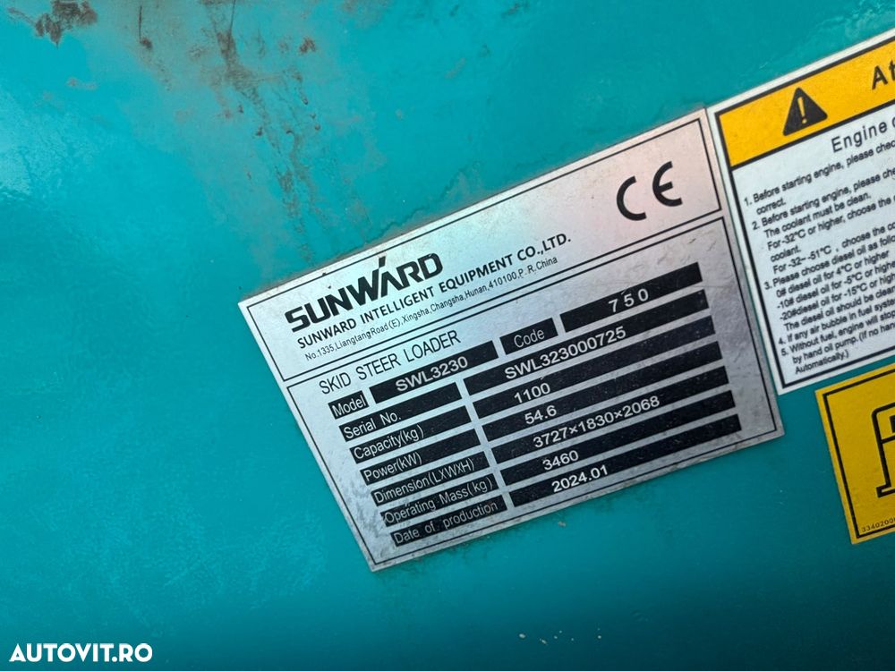 SUNWARD 3230 + Perie Utilmax ZML/ KEH 220 + Furci paleti SE Equipments SKID 1200 Mi24 - 7
