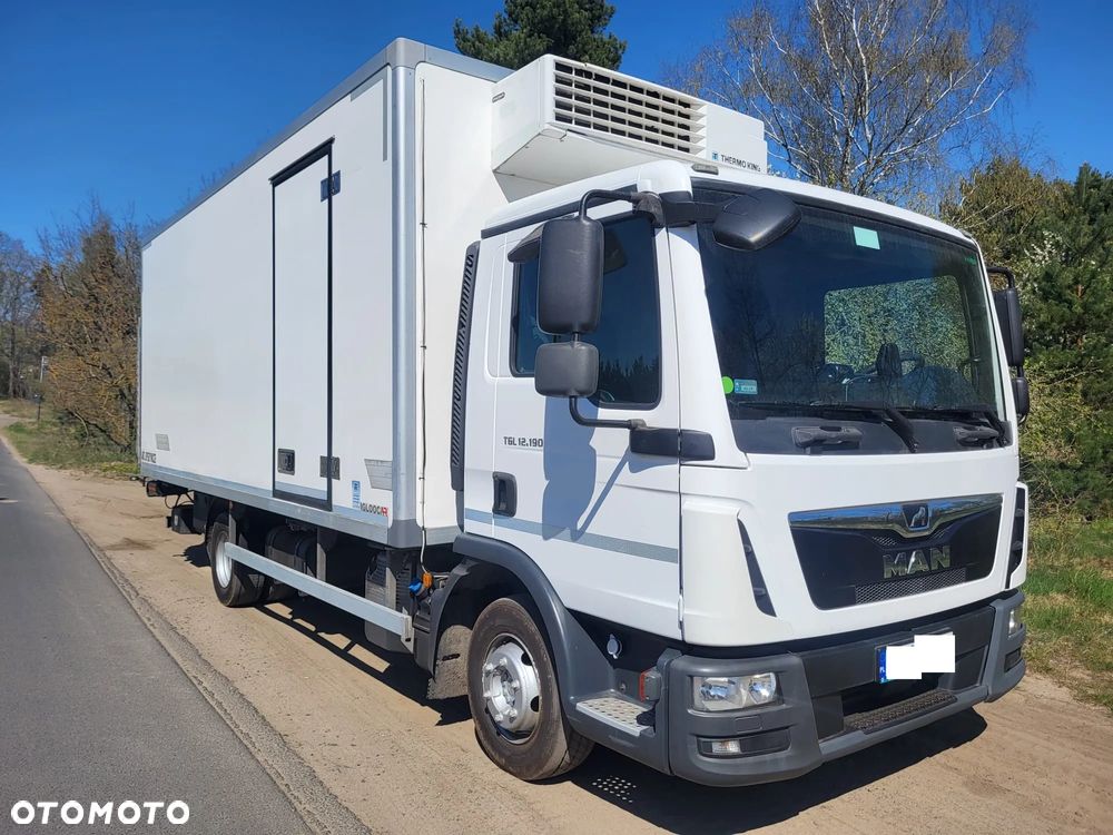 MAN TGL 12.190 Izoterma 2017r Chłodnia Mroźnia agregat 2x parownik poduszki KLIMA - 1