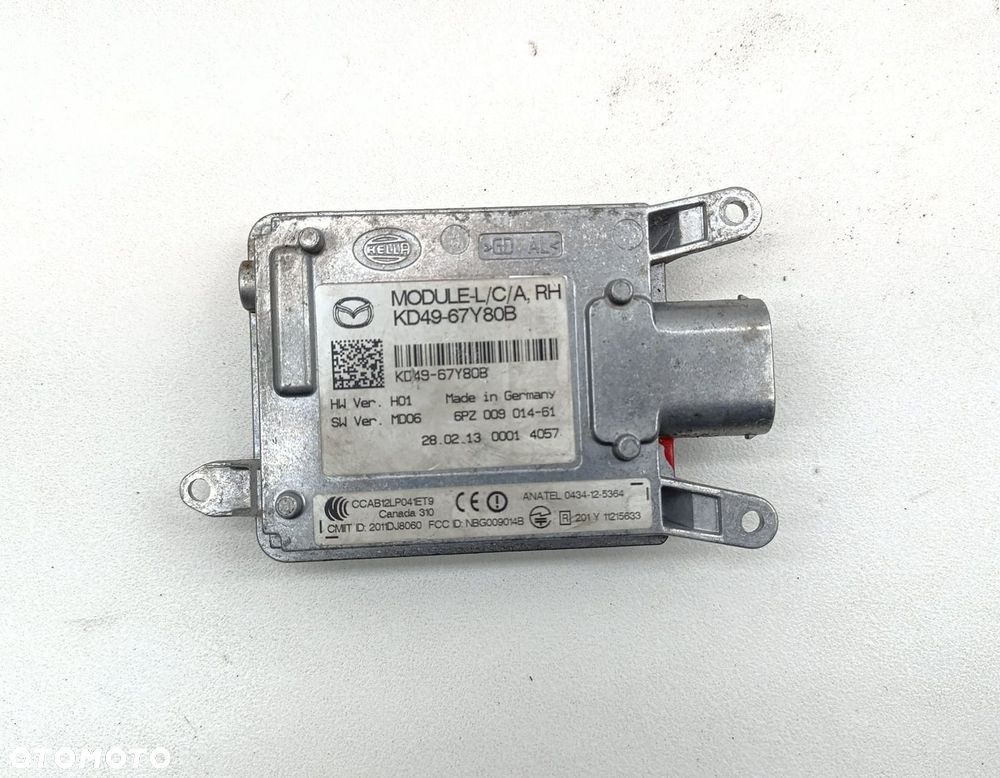 KOMPUTER MODUŁ STEROWNIK RADAR MAZDA CX-5 KD49-67Y80B - 1