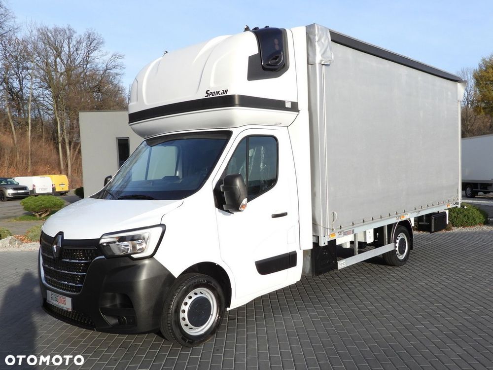 Renault MASTER PLANDEKA 10 PALET WEBASTO TEMPOMAT LEDY PNEUMATYKA KLIMATYZACJA  165KM - 19